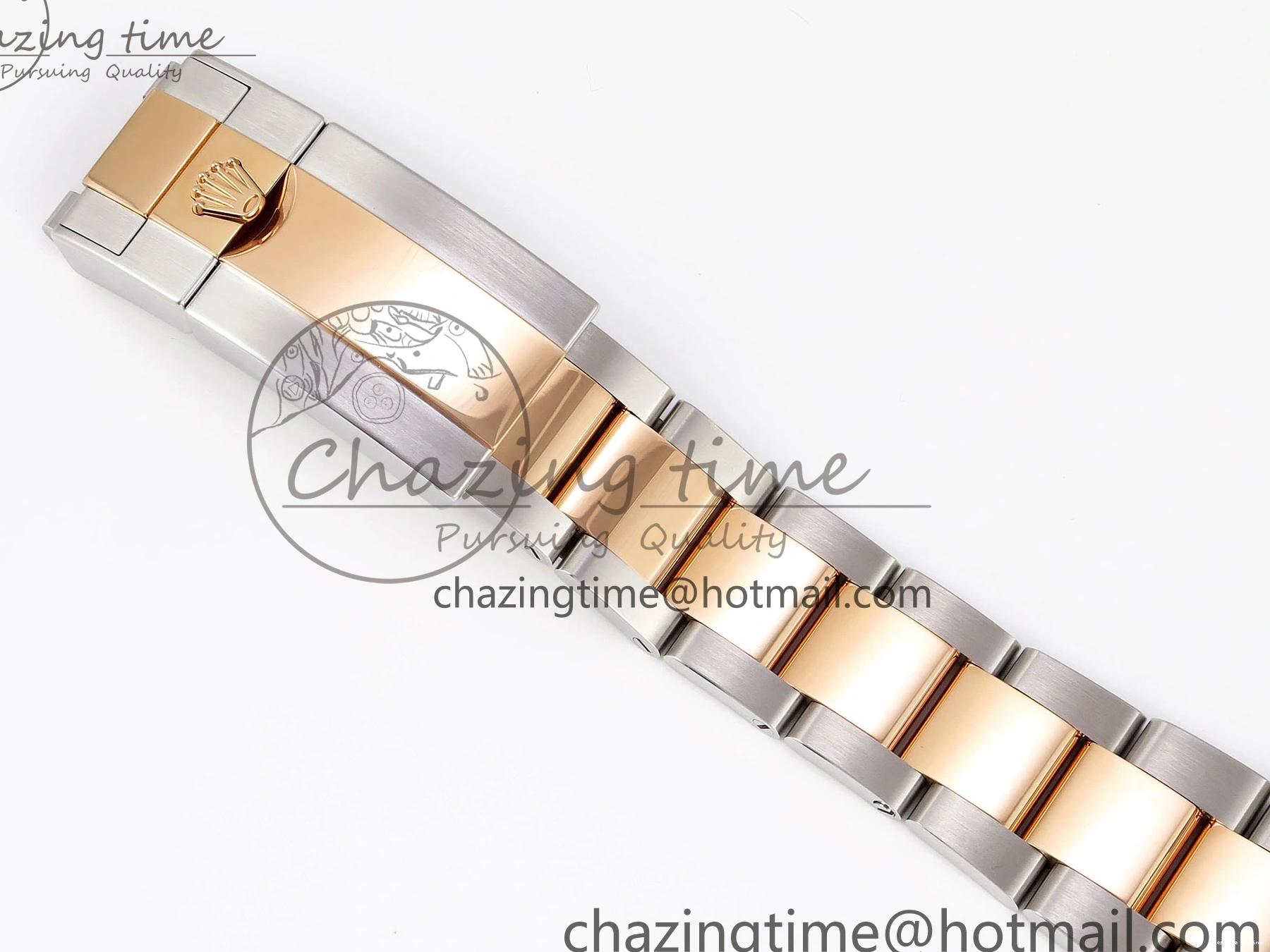 0413 UrbanChic Yacht-Master 126621 SS RG 904L Steel VSF 1:1 Best Edition Black Dial on SS RG Bracelet VS 1860